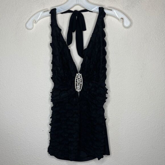 Lipstick Halter Top Black - Picture 5 of 8